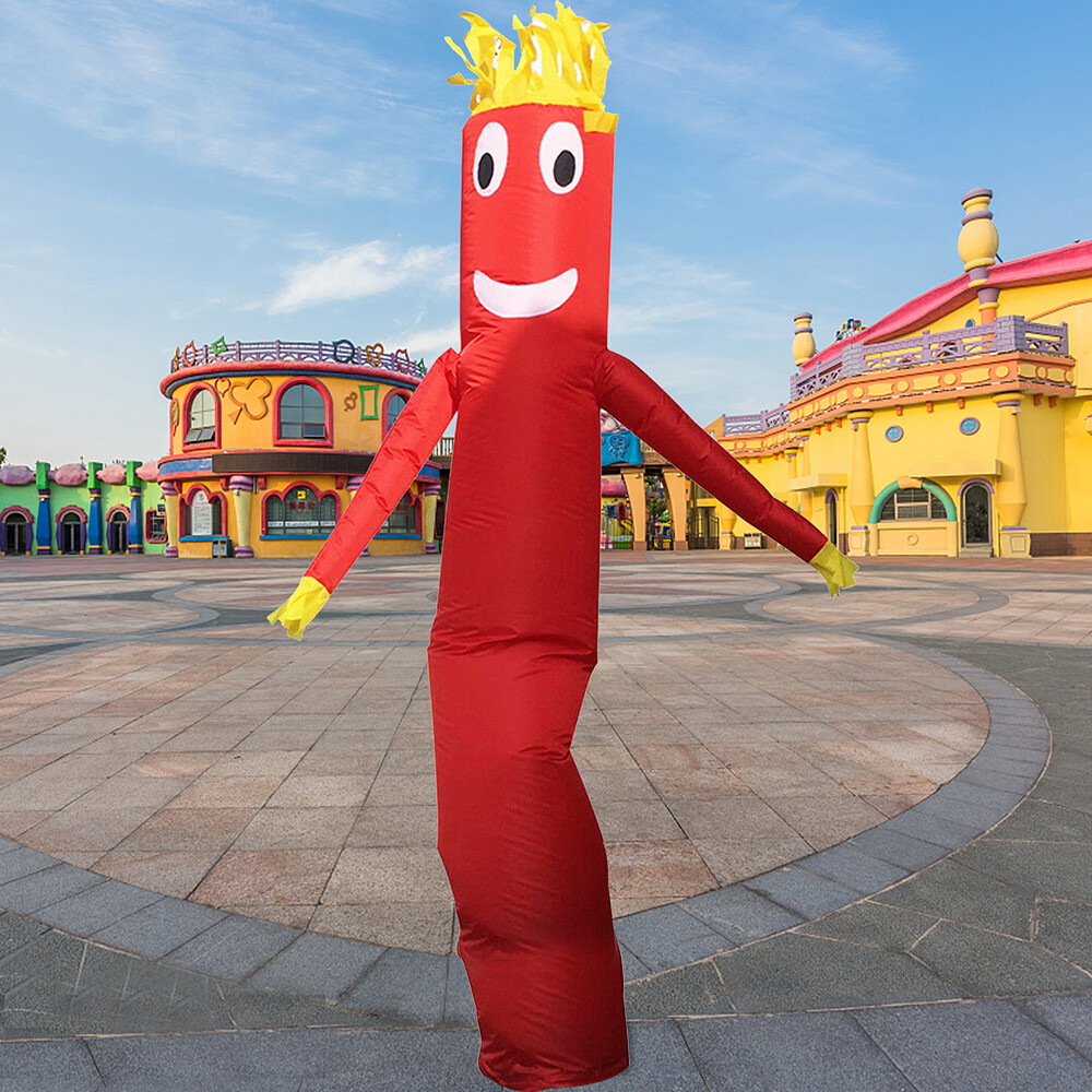 10ft Inflatable Tube Man Wind Sky Wavy Dancer Advertising Air Puppet No Blower