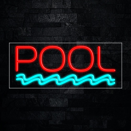Pool LED Neon Sign 30&Prime;L x 12&Prime;H #30282