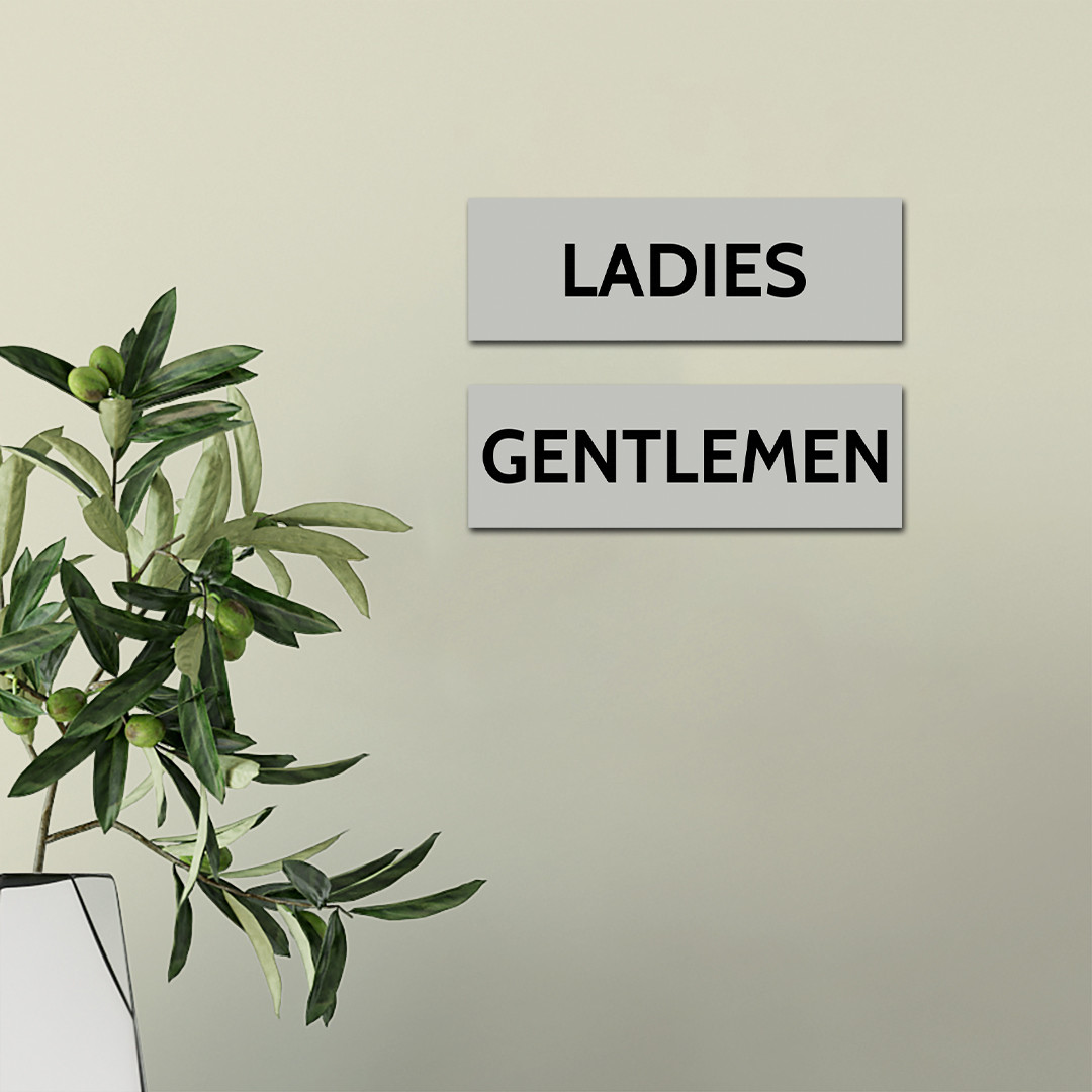 Basic Ladies and Gentlemen Sign Set