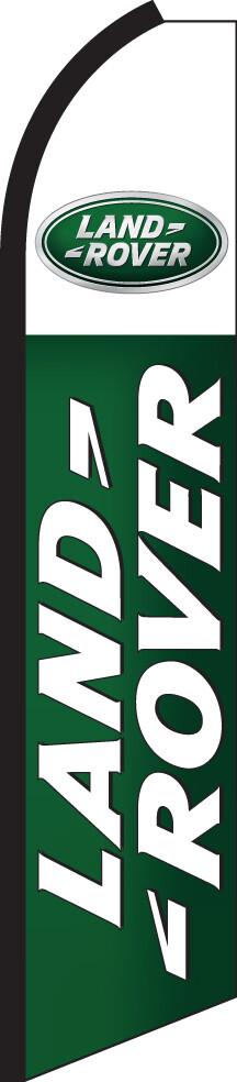 SWOOPER FEATHER FLUTTER FLAG SIGN ADVERTISING LAND ROVER HALF SLEEVE