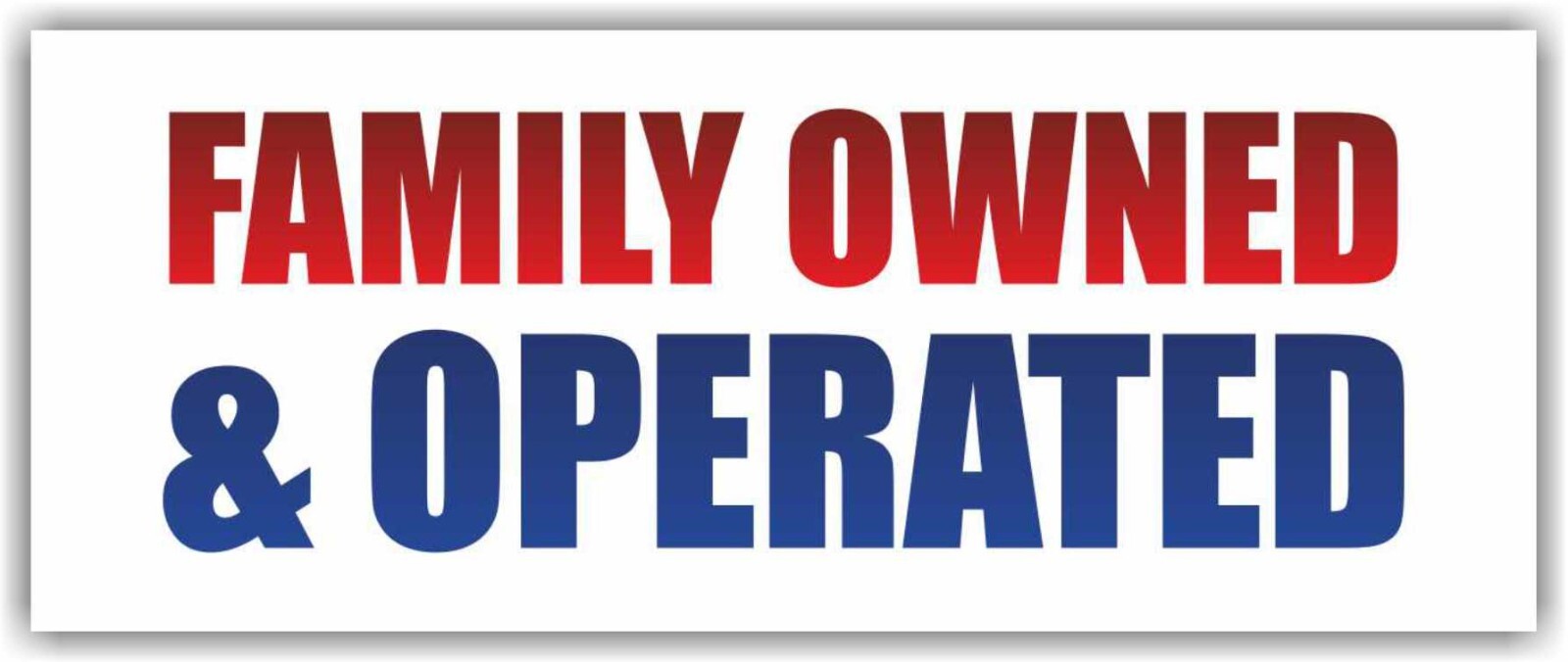 FAMILY OWNED OPERATED Advertising Banner Vinyl Mesh Sign Notary Lawyer