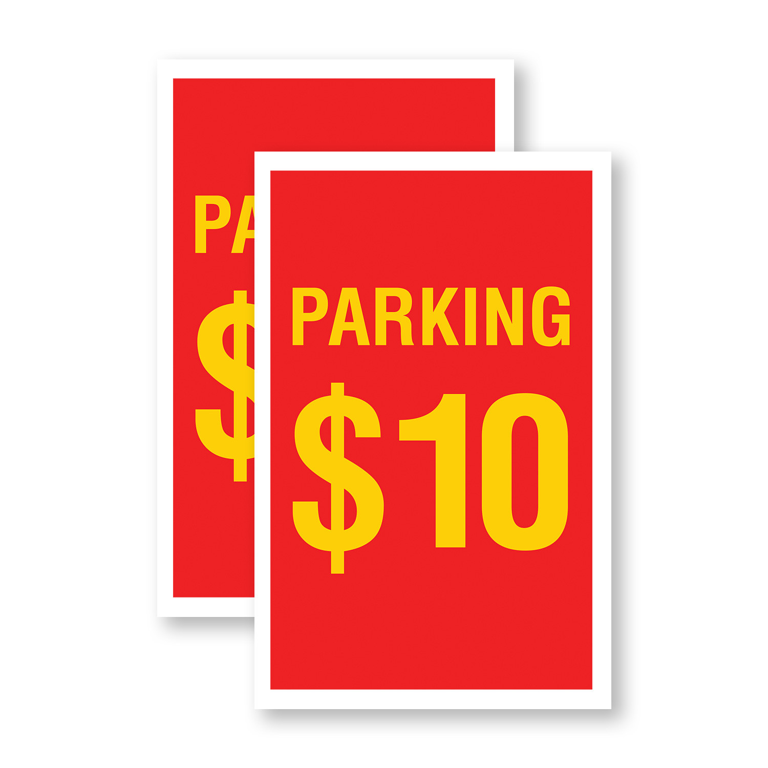 Parking 10 Dollars Heavy Duty A-Frame Sidewalk Sign Event Parking Affordable