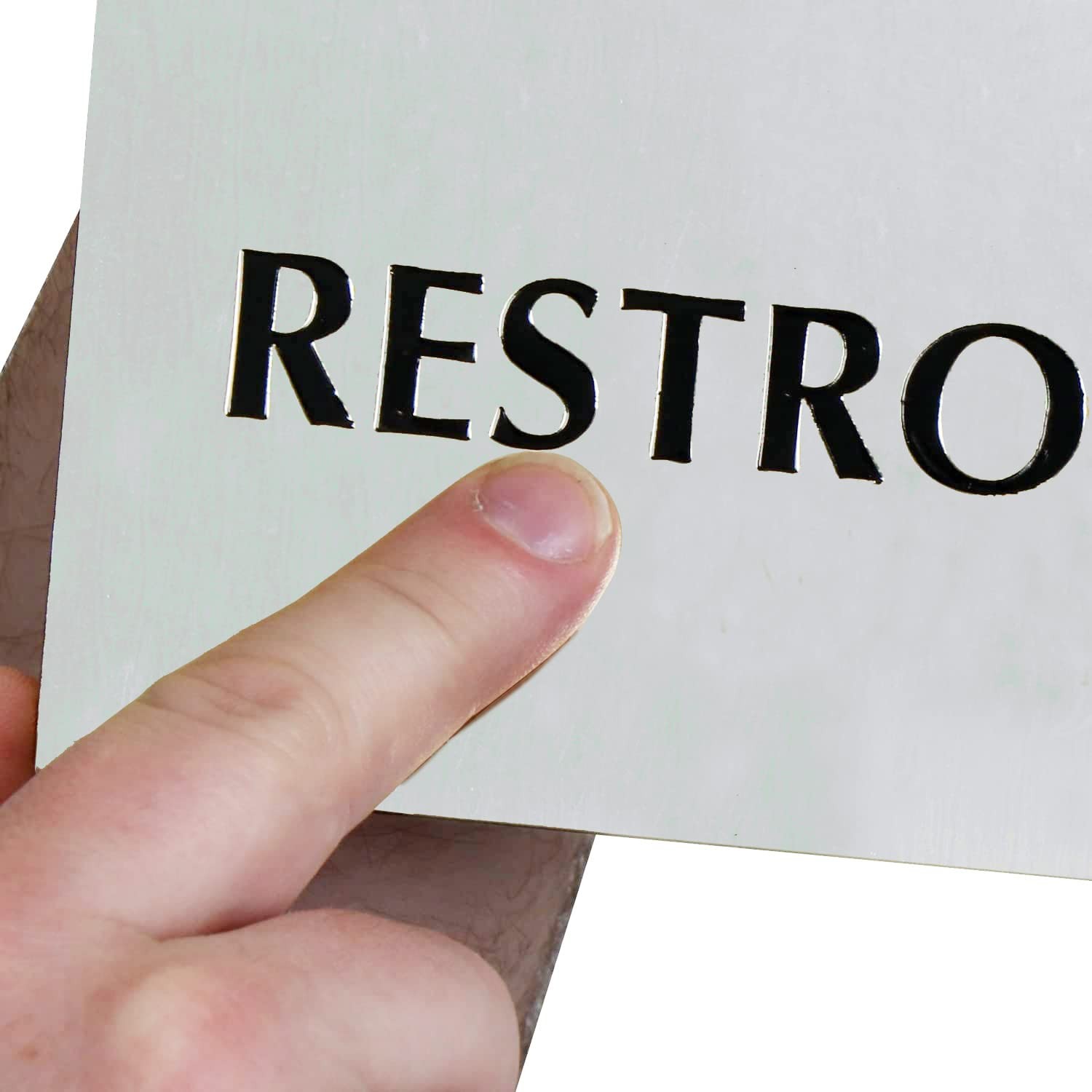 6 x 9 inch Unisex Restroom Sign with Men/Women/Handicap Accessible Wheelchair…