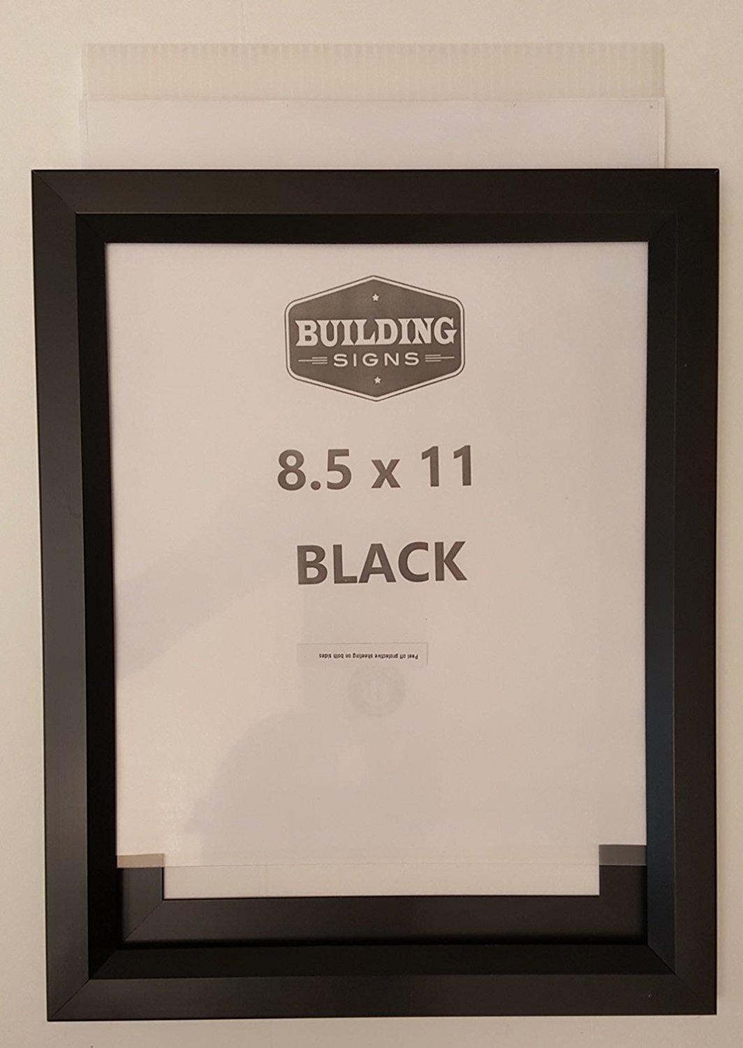 Inspection Frame 8.5&Prime; X 11&Prime; BLACK ( Heavy Duty – Aluminum)-REF24-1027