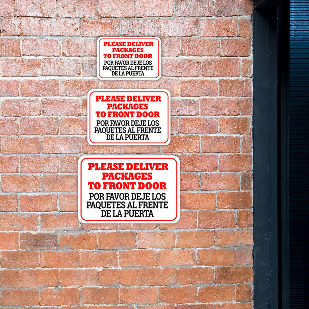 Classic Framed Plus Please Deliver Packages To Front Door