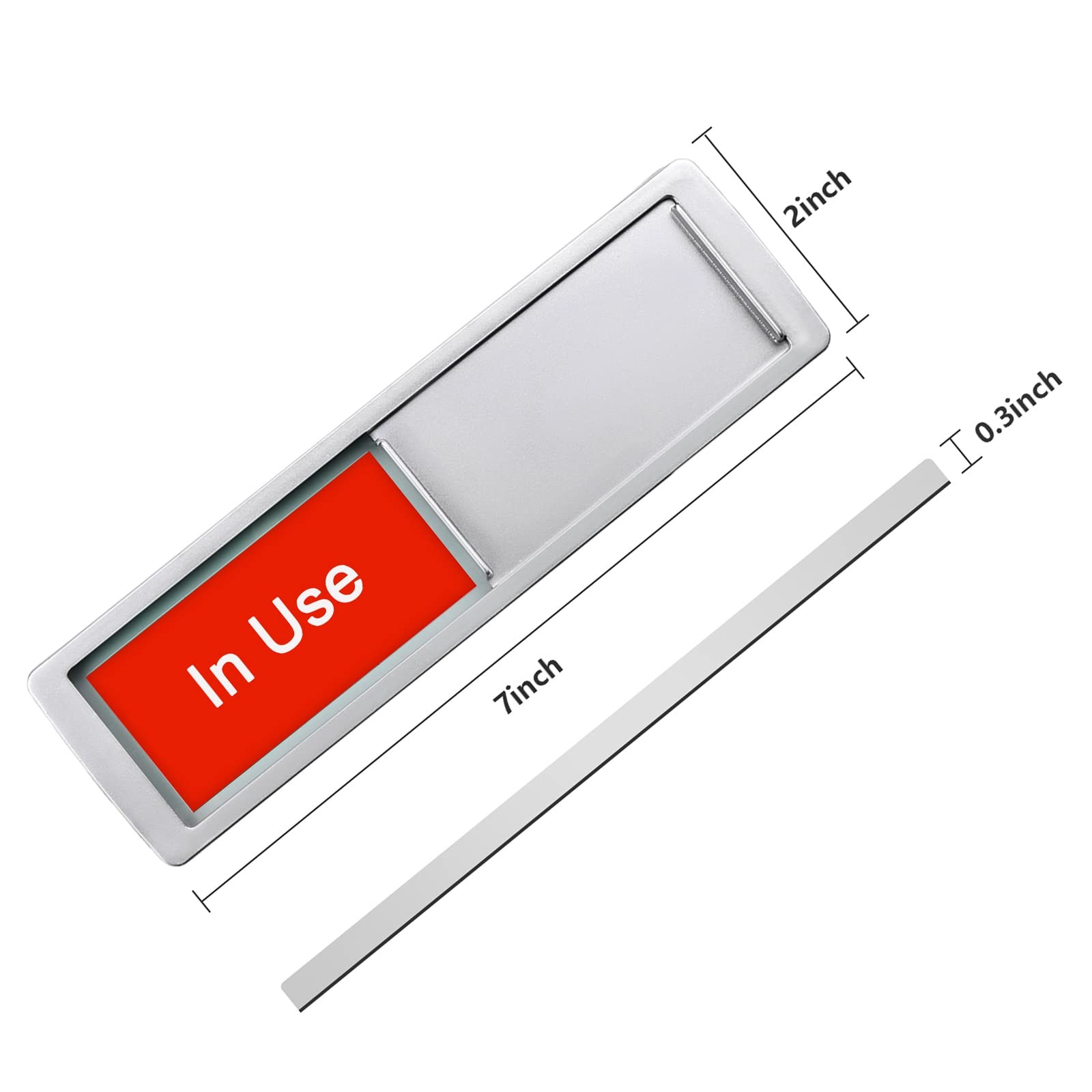 Privacy Sign, in Use/Available for Home Office Restroom Conference Hotels Hos…