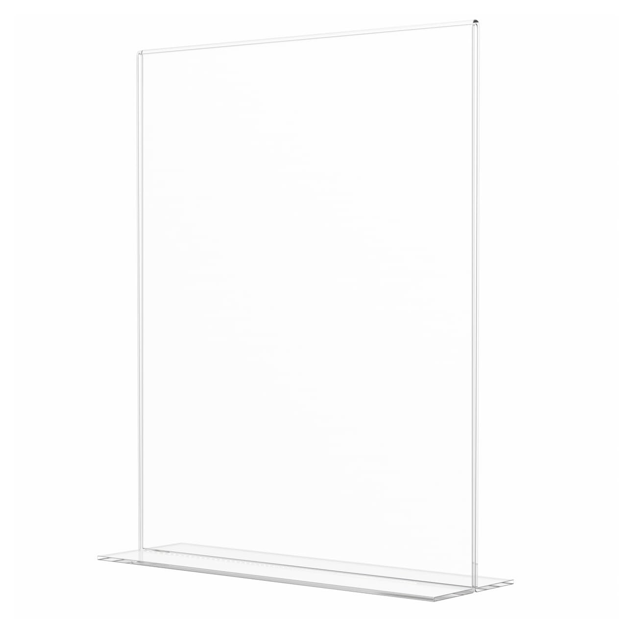 Marketing Holders Sign Holder for 8.5&Prime; x 11&Prime; Signs 8.5&Prime;w x 11&Prime;h, Clear