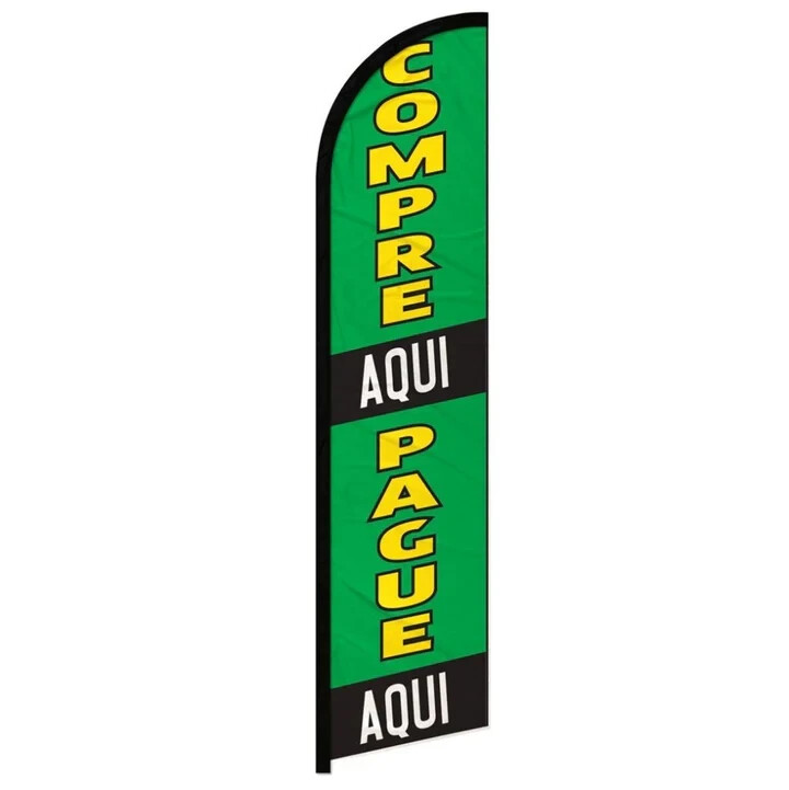 Dealership Auto Sales Trade In Windless Full Sleeve Advertising Banner Flags