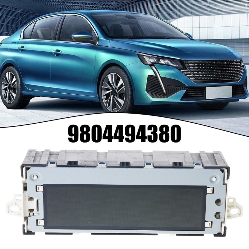 Automotive Accessories for 301 307 407 408 Red Screen Double Zone Car Display