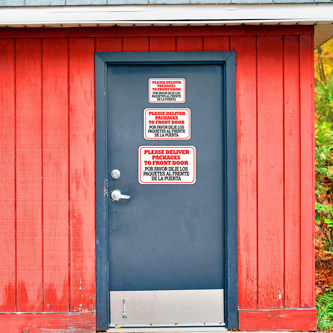 Classic Framed Plus Please Deliver Packages To Front Door