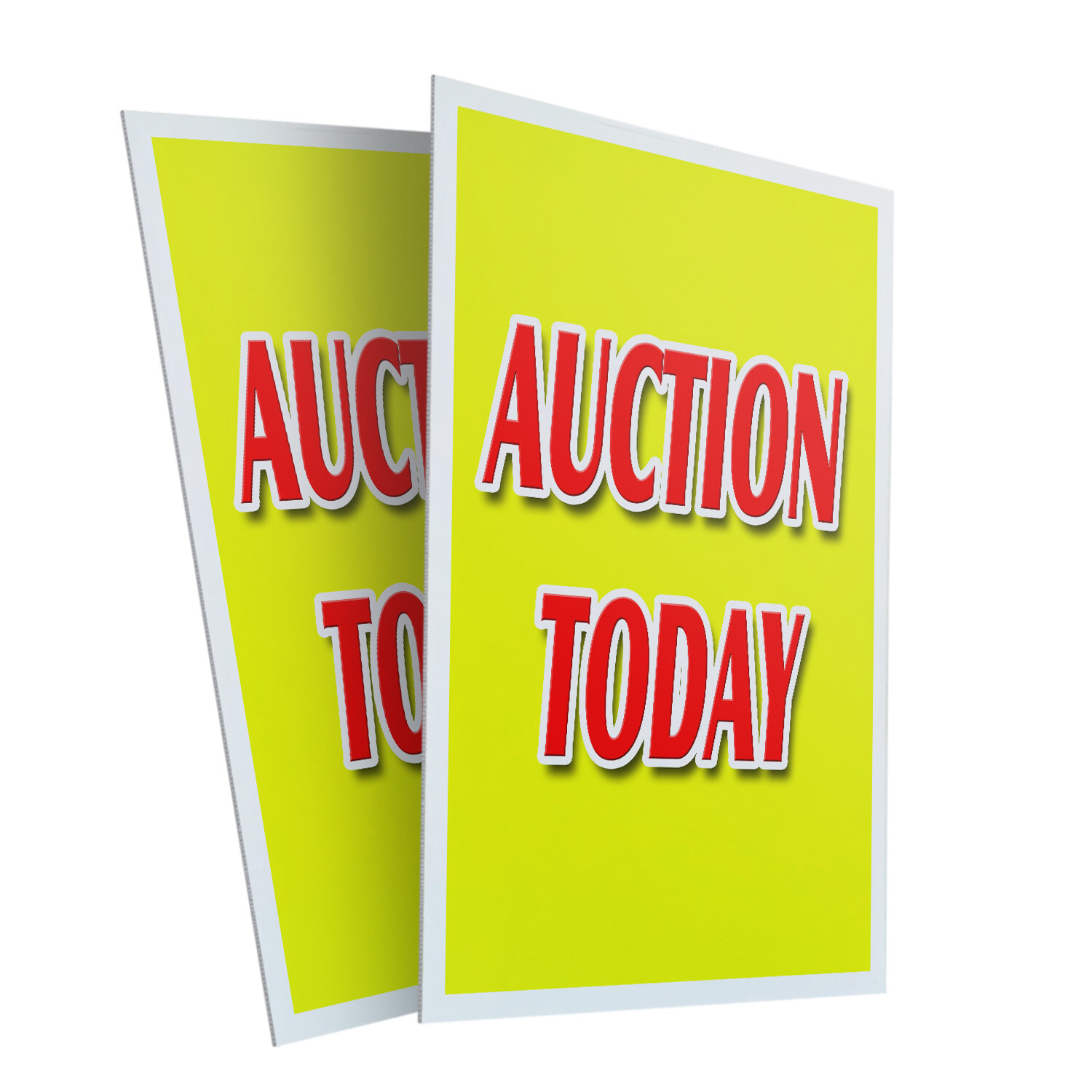 A-frame Sidewalk Auction Today 24&Prime; x 36&Prime; Double Sided A-Frame Sidewalk Sign