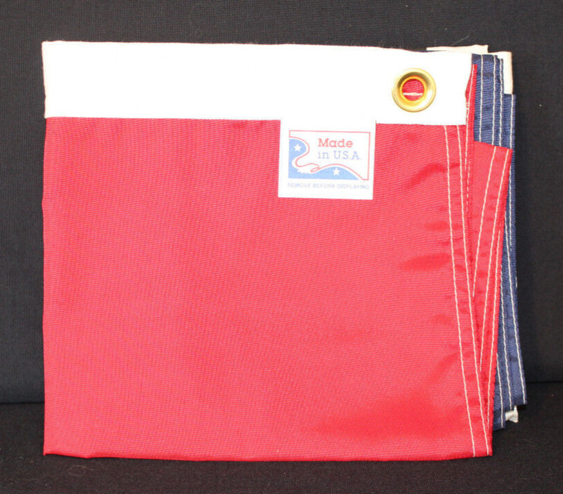 3 x5 Nylon SALE Horizontal Message Flag Red, White, Blue MADE IN USA