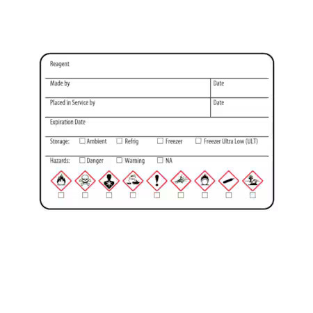 NEVS GHS-0007 GHS Label – Reagent Made by Date 1-15/16&Prime; x 3&Prime;