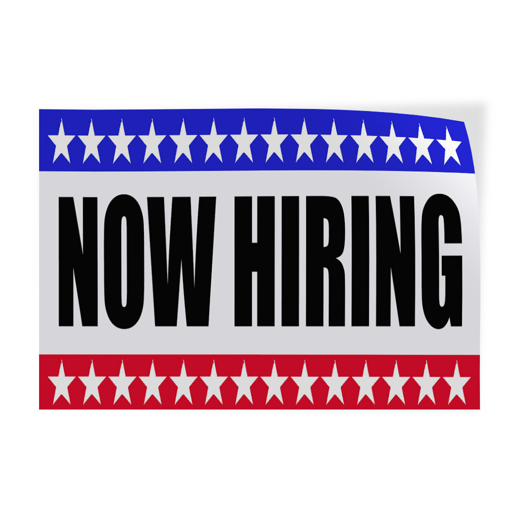 Decal Stickers Now Hiring Business A Vinyl Store Sign Label Business