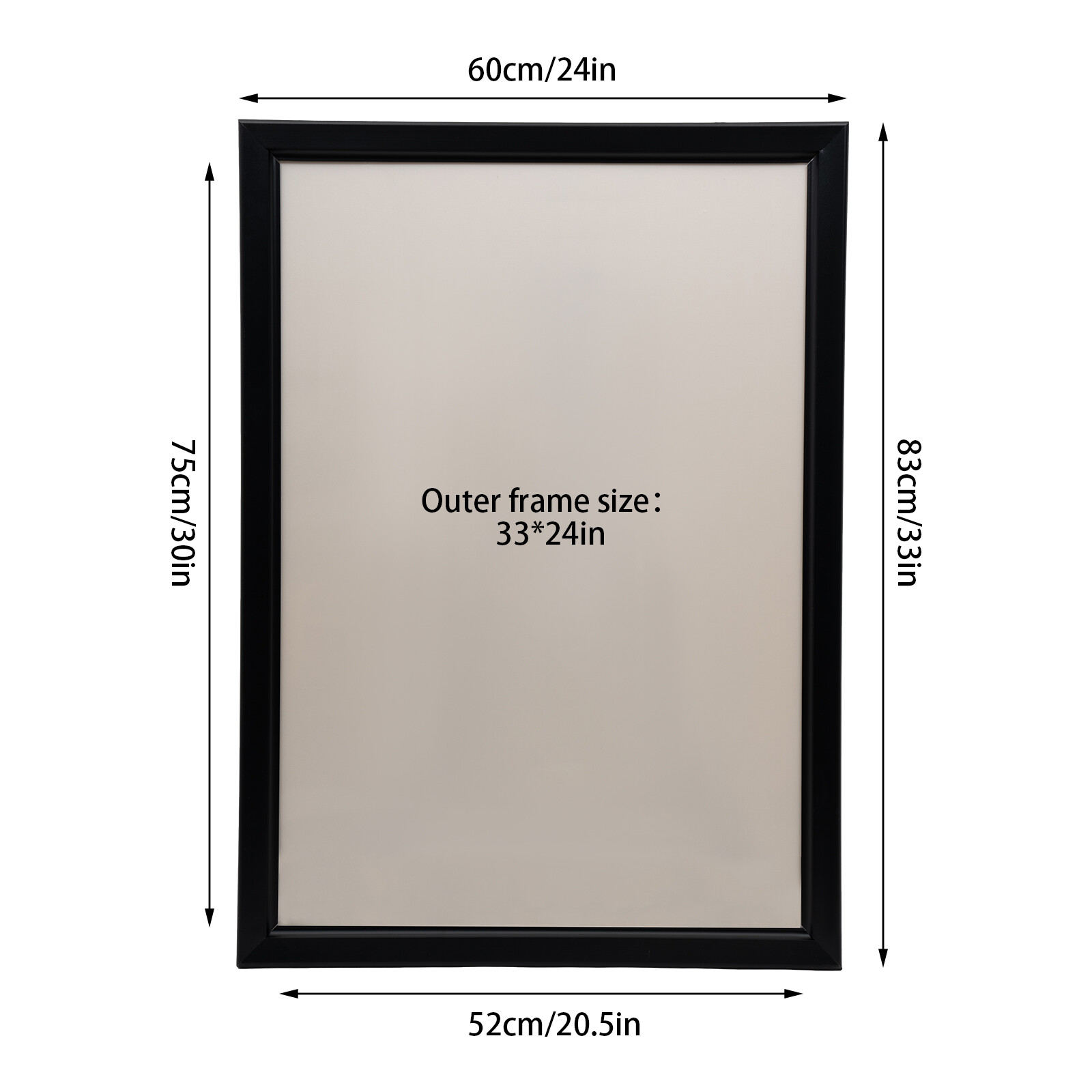 Backlit LED Light Box 33&Prime;x24&Prime; Frame Movie Poster Art Picture Business Signs A1