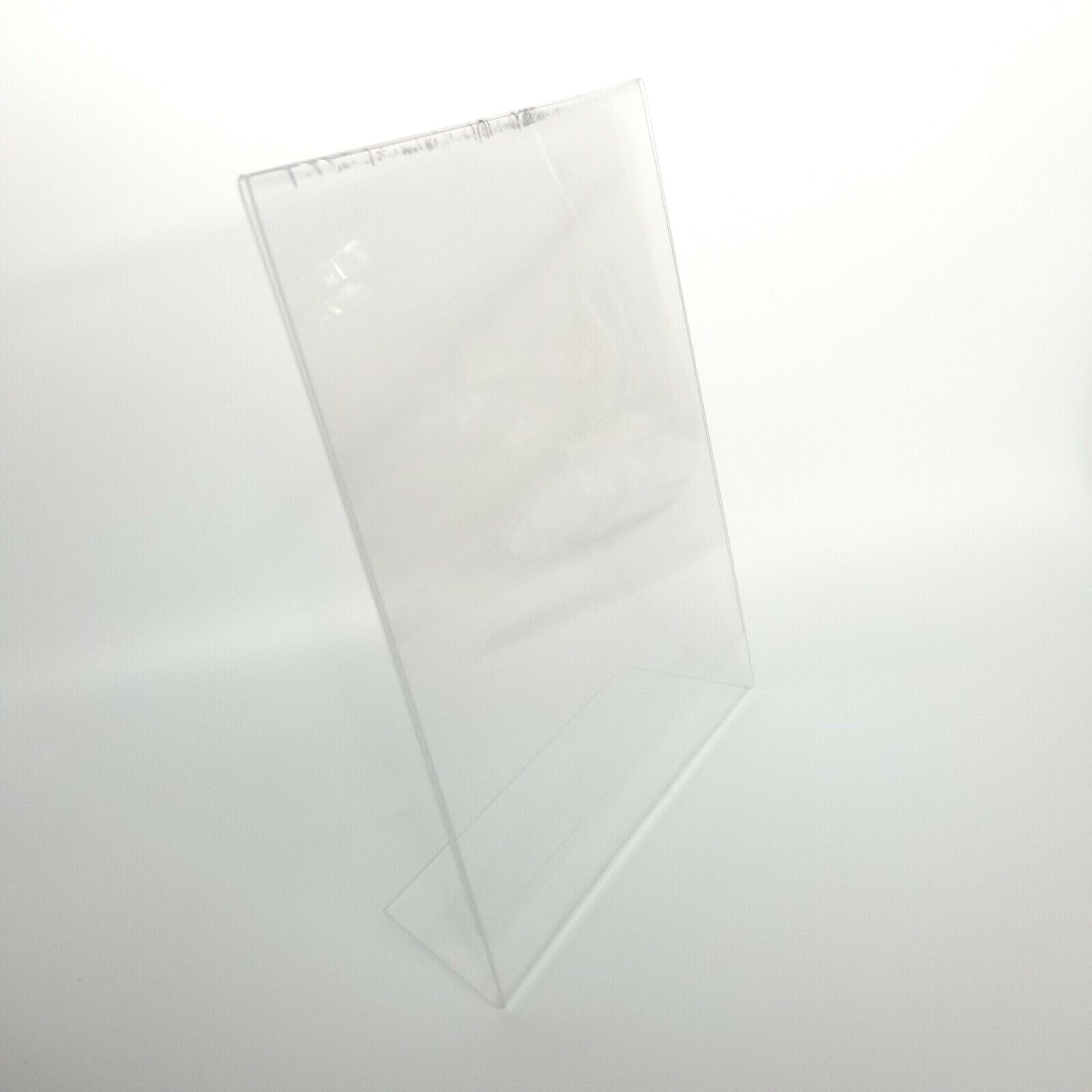 Staples Clear Plastic Table Furniture Top Sign Holder, 11 in H x 8 1/2 in W
