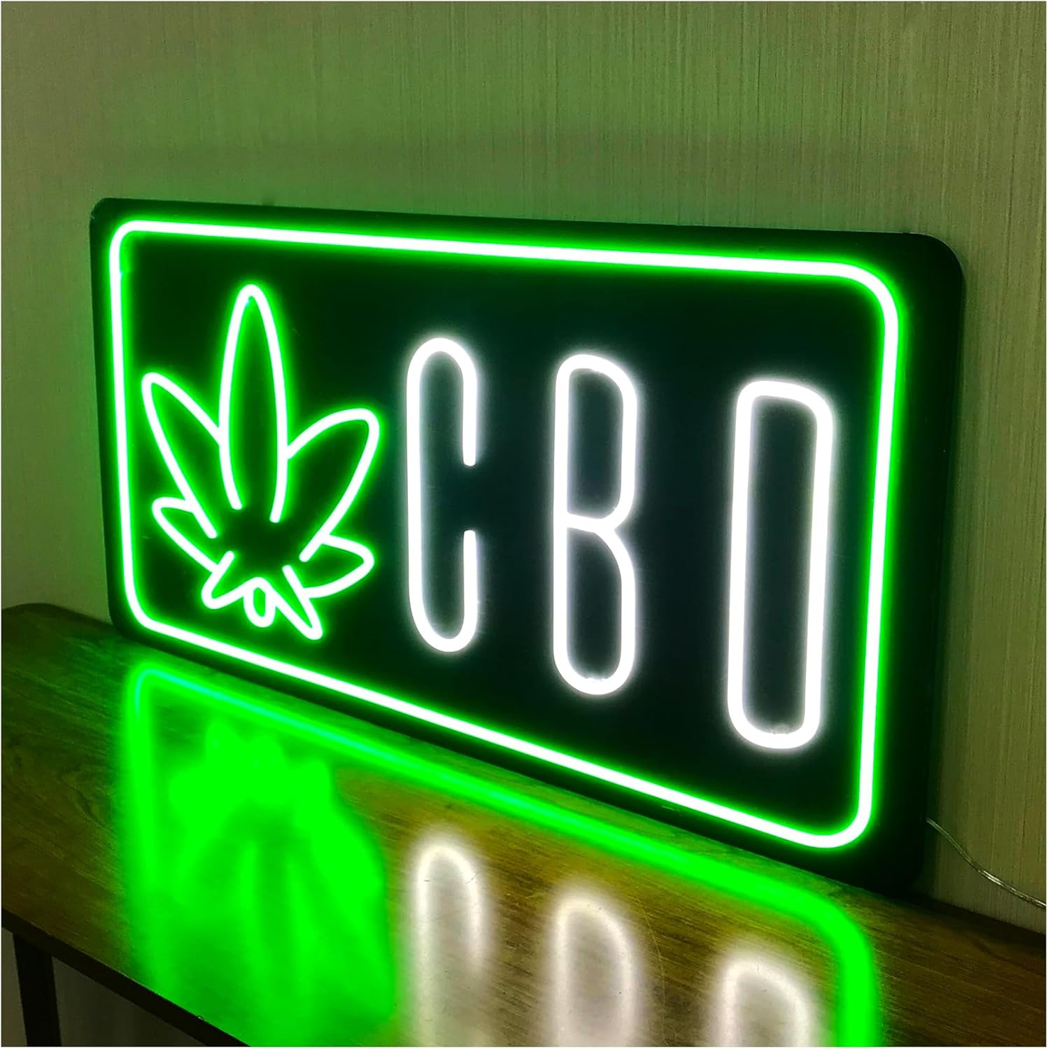 Extra Large 35&Prime;x18&Prime; LED CBD Sign – Bright, Unique, High Visibility for Stores
