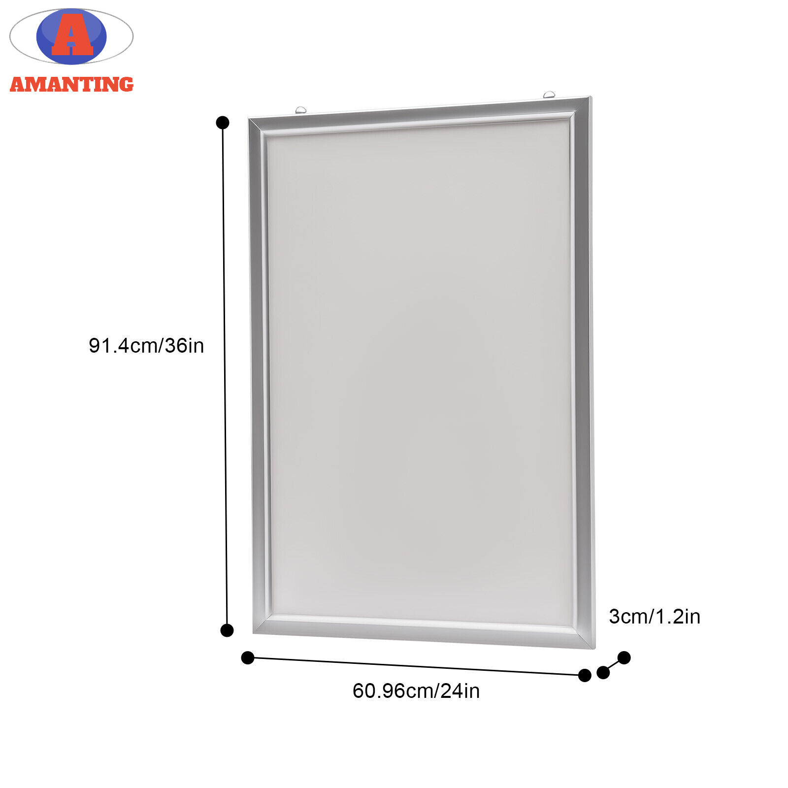 24&Prime;x36&Prime; LED Light Box Backlit Movie Poster Art Picture Frame Advertising Display