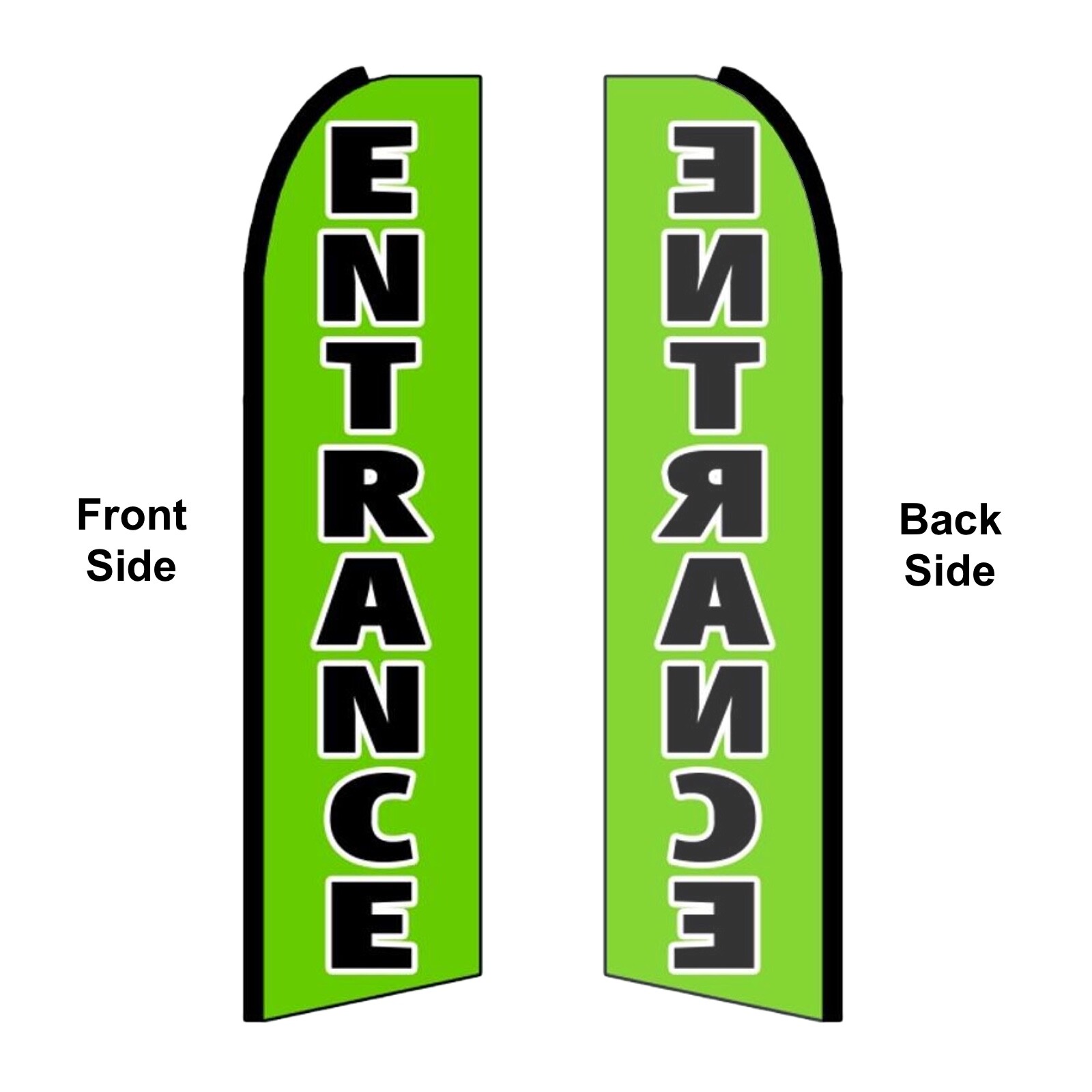 Fresh Produce, Open, Entrance – 3 Pack of Swooper Feather Flag Kits