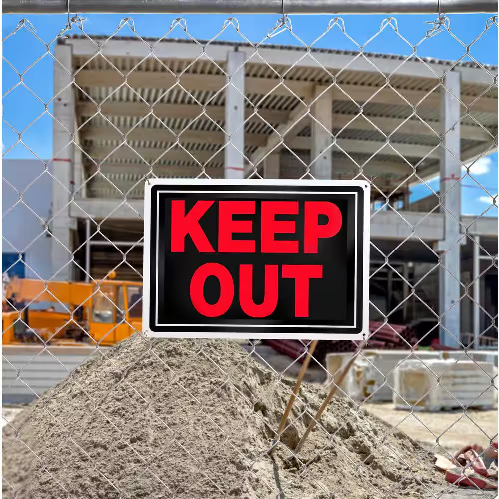 NEW 10×14 Aluminum « Keep Out » Sign Bold, Weatherproof Ideal for Private Property