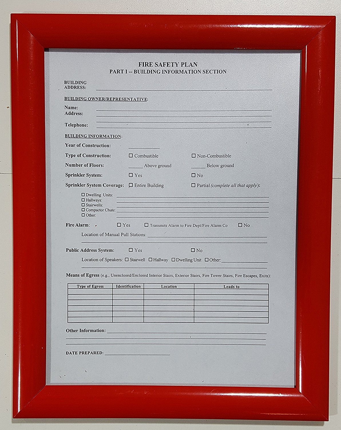 Picture frame 8.5×11 front load aluminium