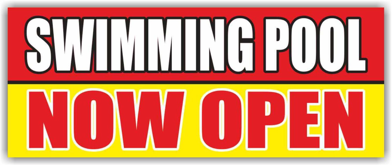 SWIMMING POOL NOW OPEN Advertising Vinyl Banner Mesh Sign Sport School Coach