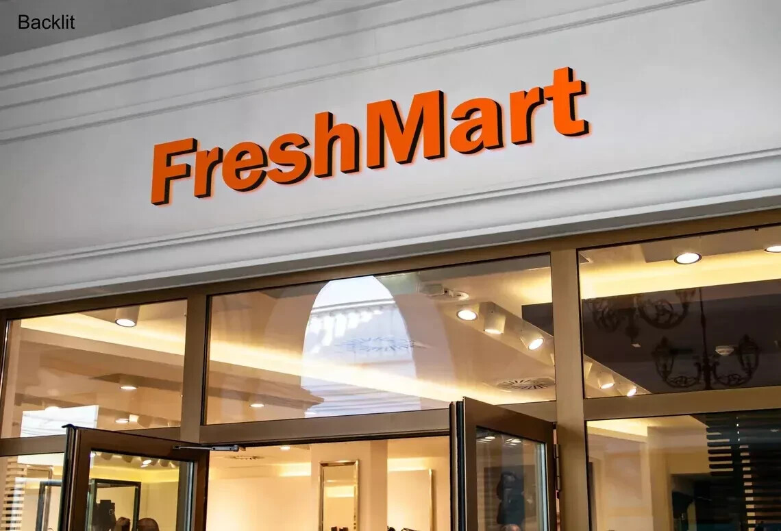 Custom 3D Channel Letters LED Frontlit/Backlit/Fulllit/Sidelit/Non-illuminated