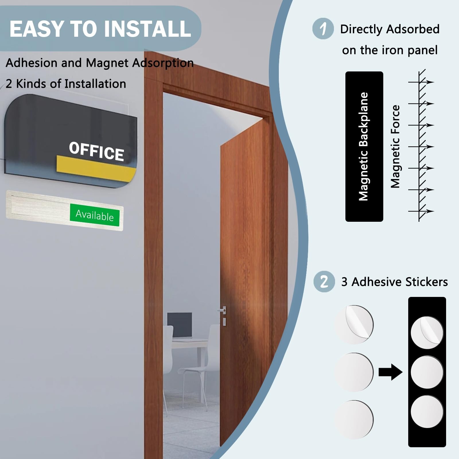 In Session or Available Sign,Vacant Occupied Sign for Home Office Hotles Hosp…