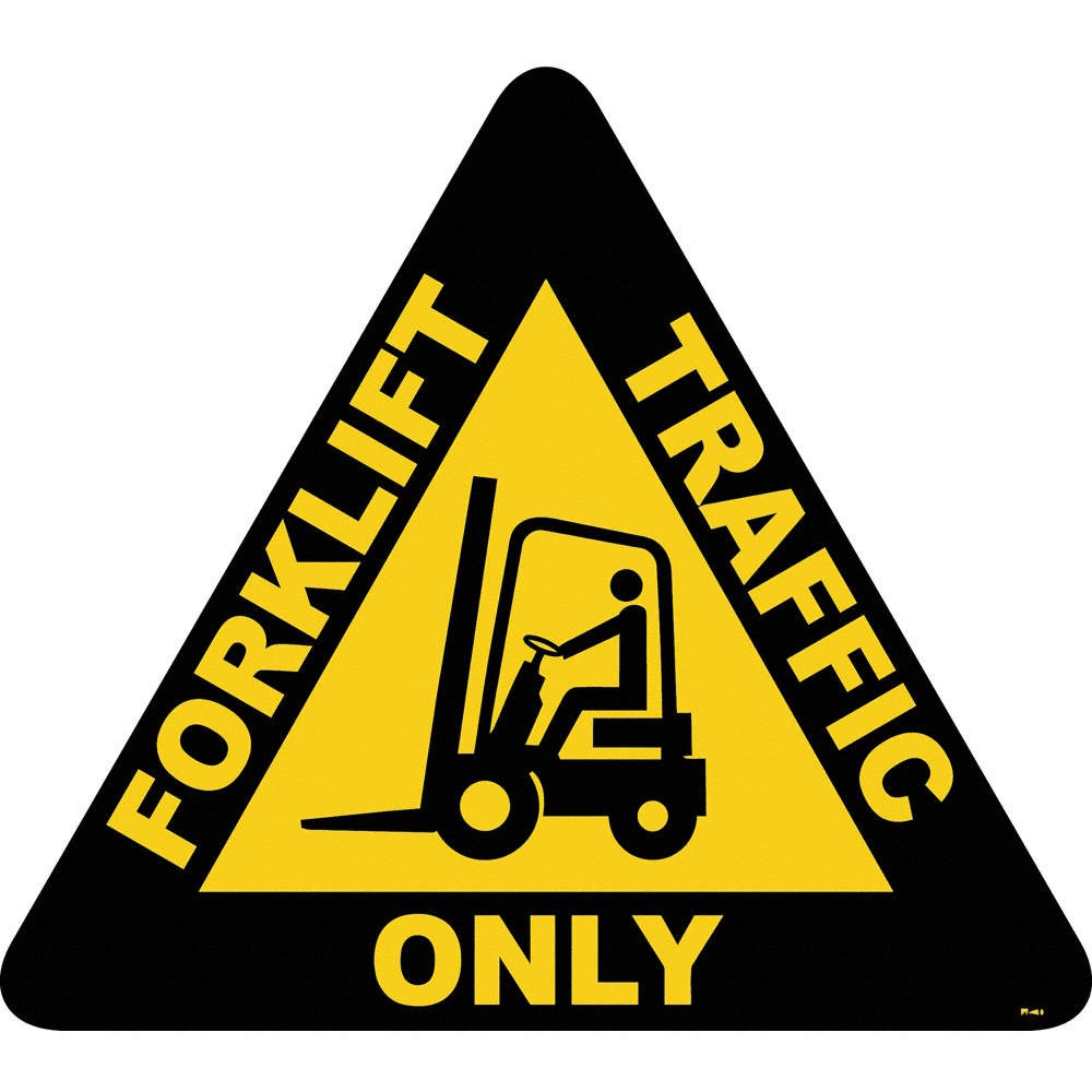 STRANCO INC FS-15T-403 Anti-Slip Floor Sign,15 inx15 in,Vinyl 484P33