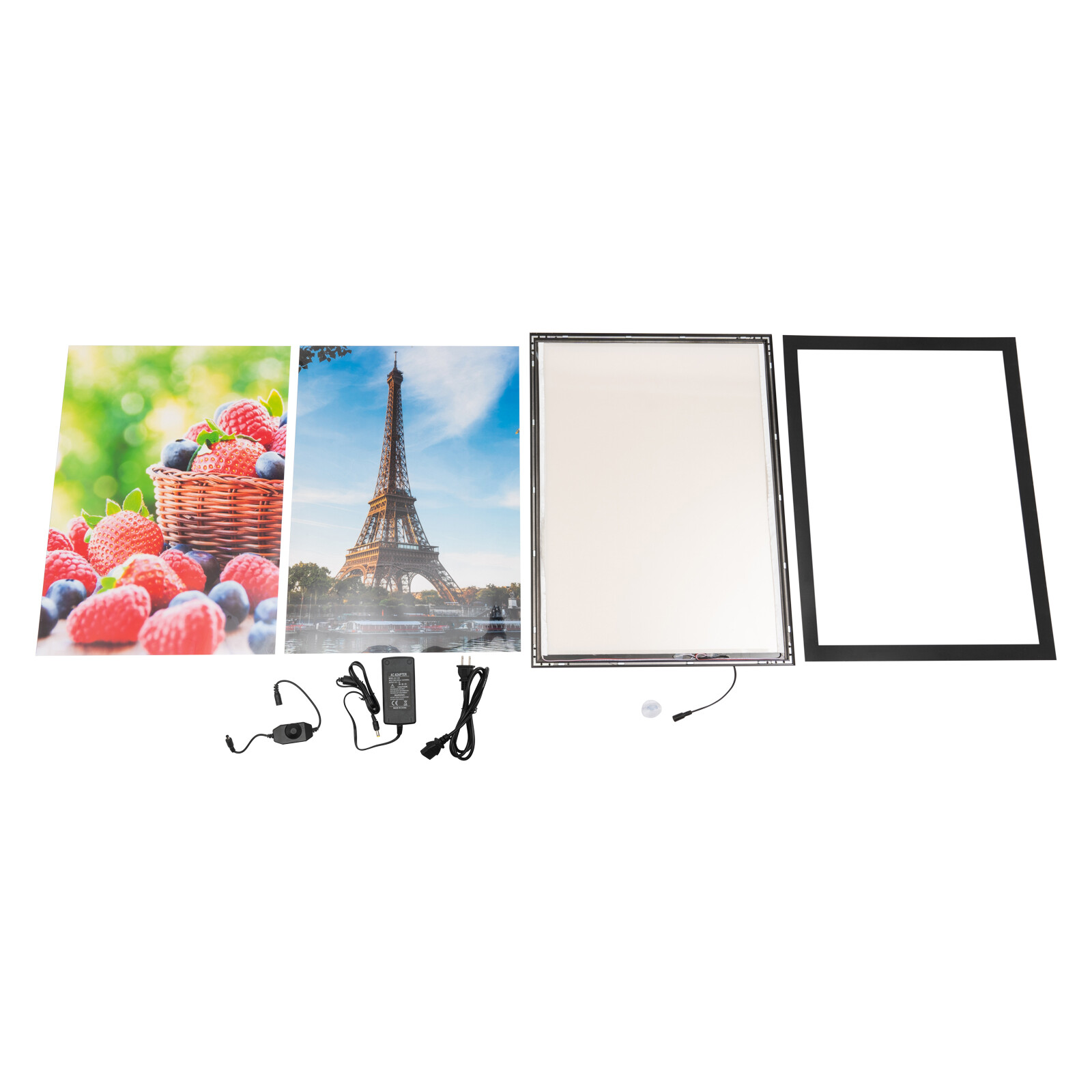 18W Movie Poster Frame Vintage Movie Poster Frame LED Lighted Box Display Frame