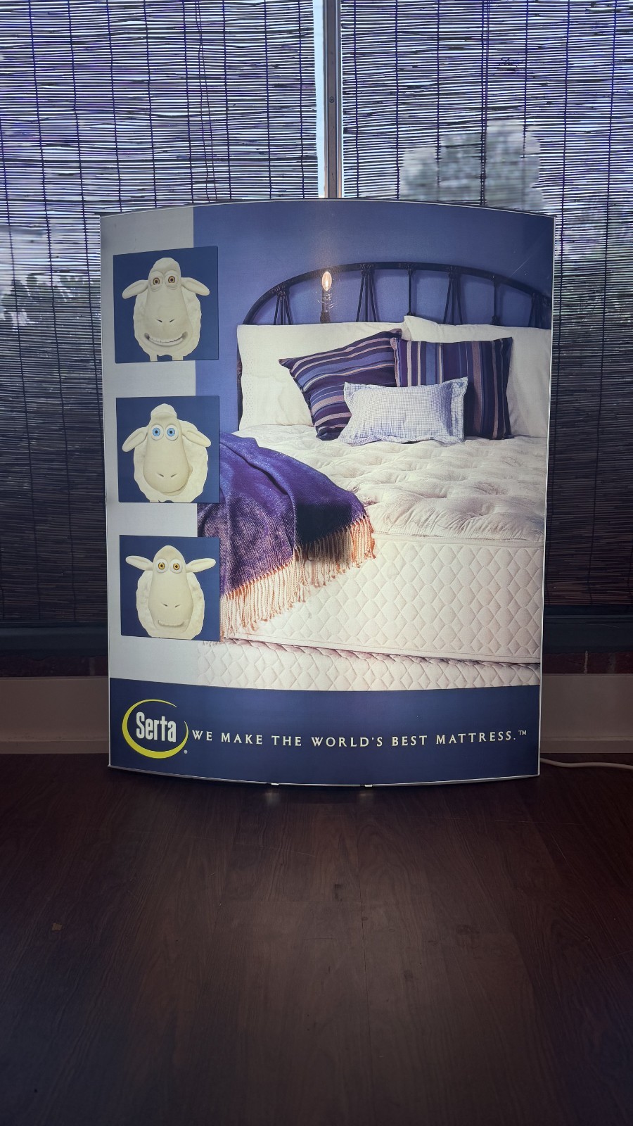 Serta Mattress Light Up AD Sign | Original Retail Display | PICK UP ONLY