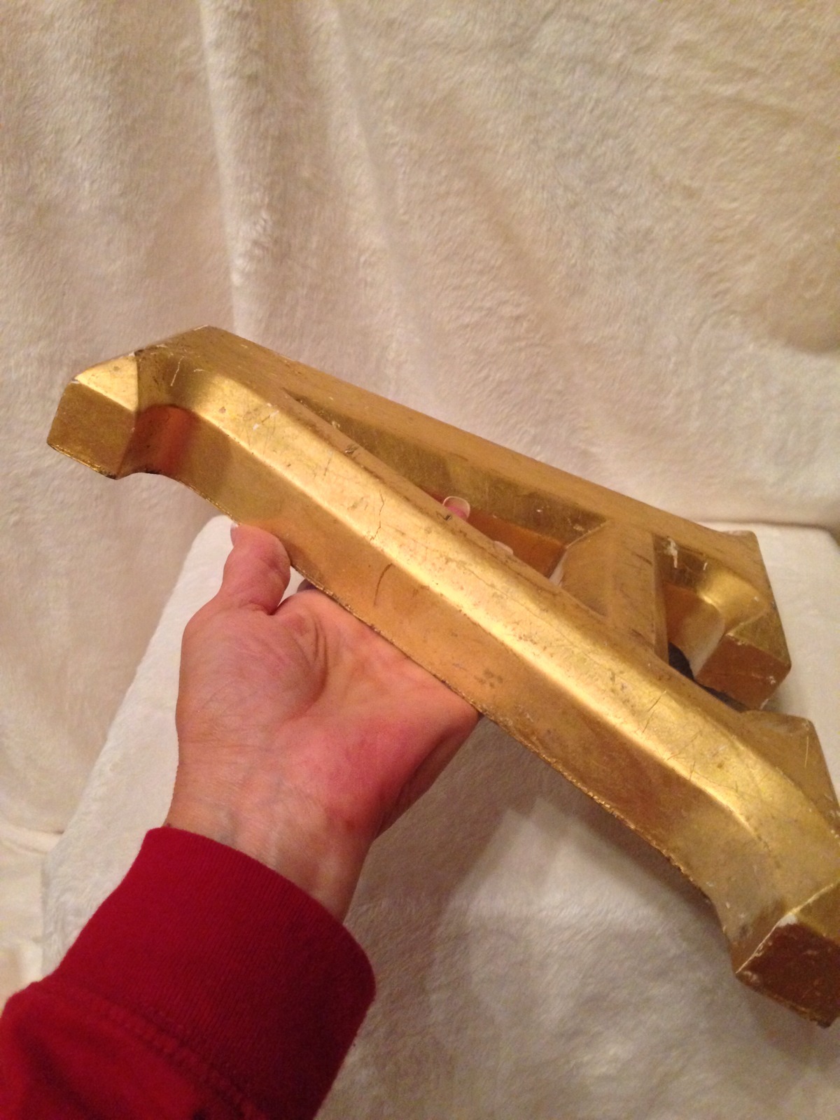 Vintage ENGLISH Shop Sign Letter A In Gold leaf – ADVERTISING 12&Prime; Tall