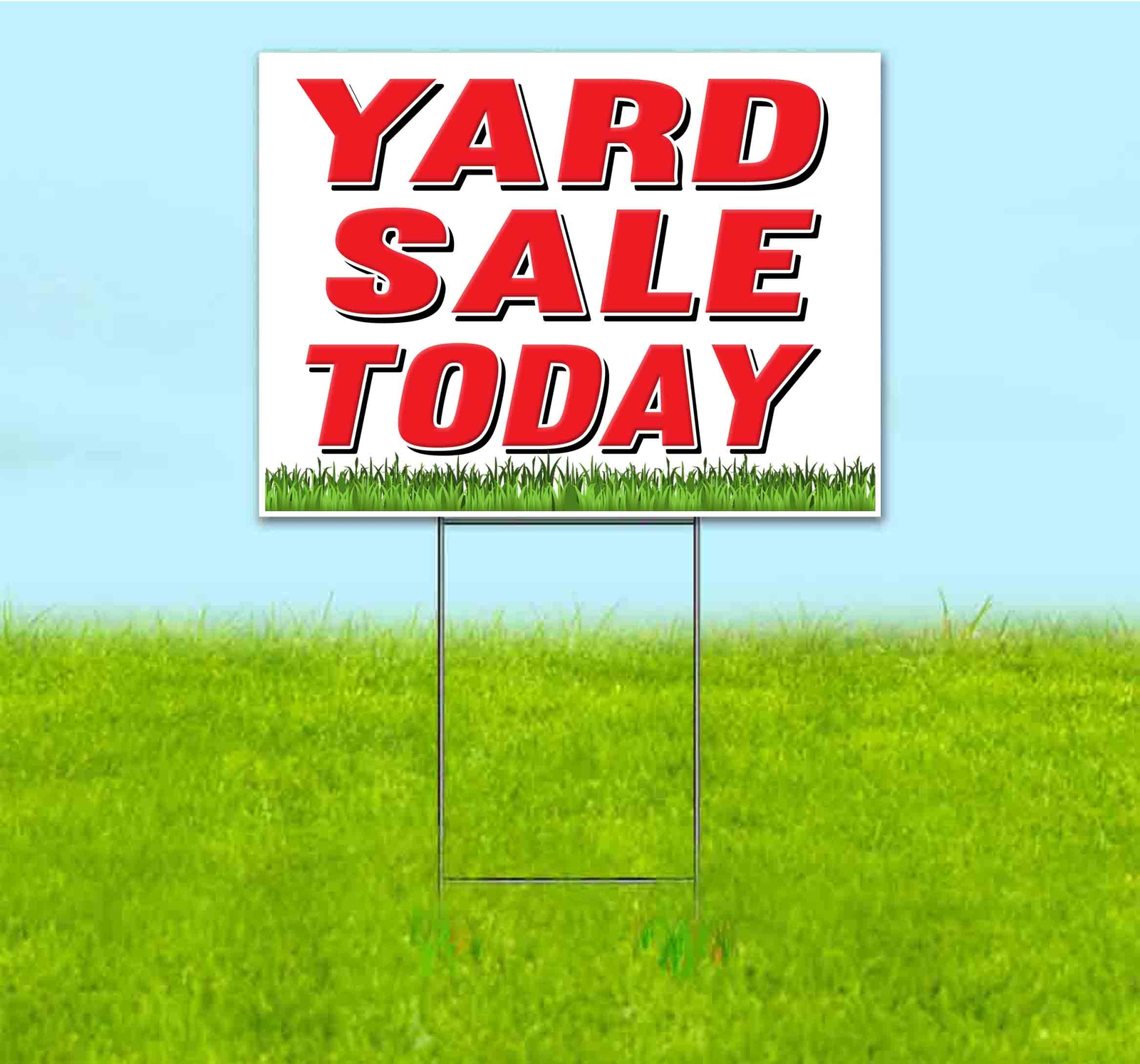 YARD SALE TODAY Advertising Vinyl Banner Flag Sign Many Sizes GARAGE USED