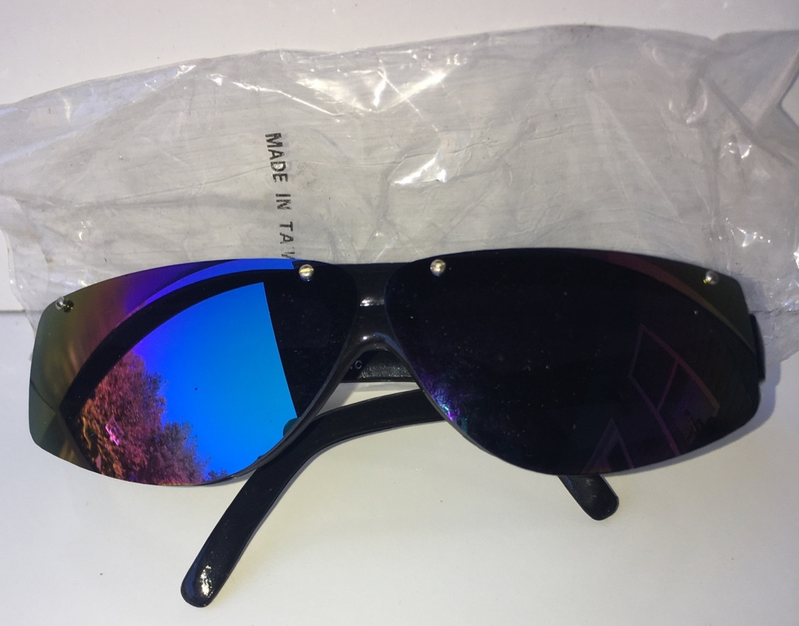 Vintage 1980&rsquo;s Sunglasses Made In Taiwan Arnold Terminator 80s Glasses Black