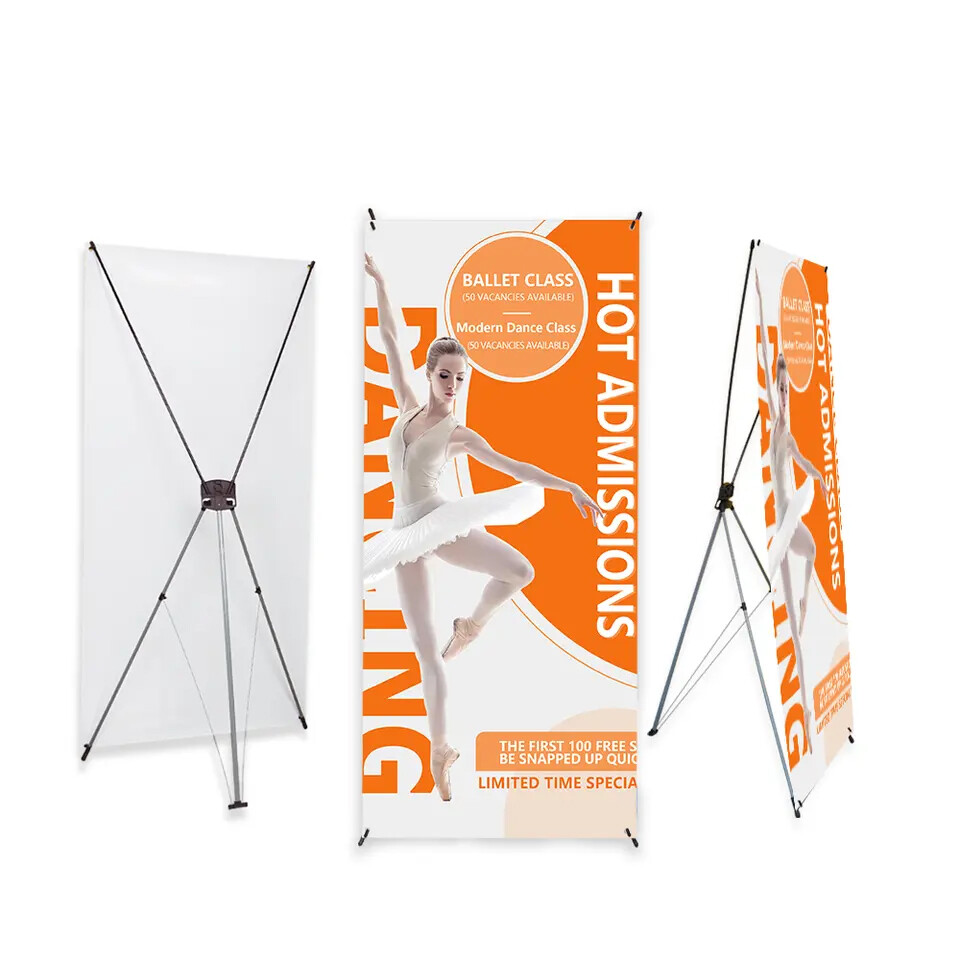 X Banner Stand & Signs Customize Banner for Trade Show and Display