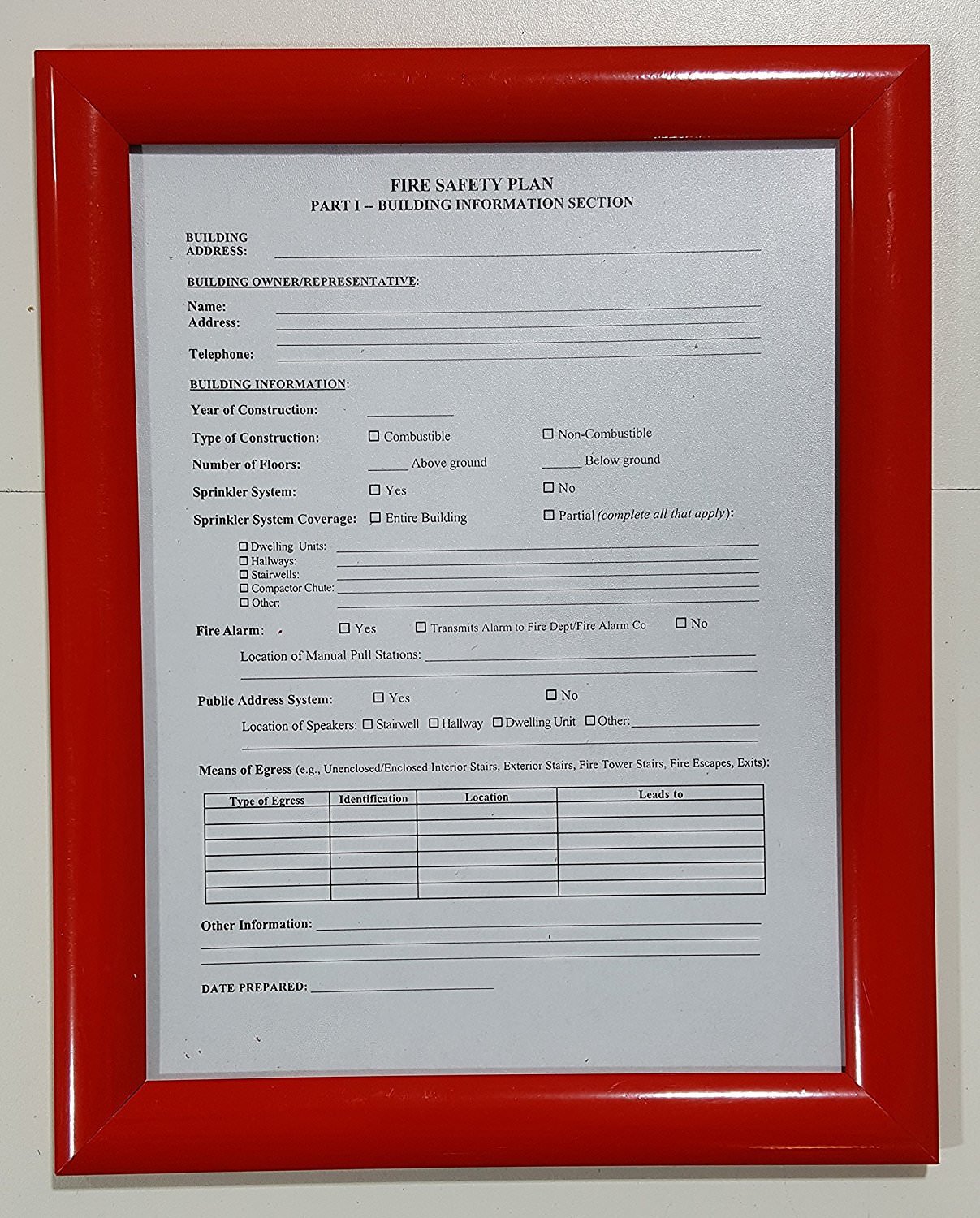 Picture frame 8.5×11 front load aluminium