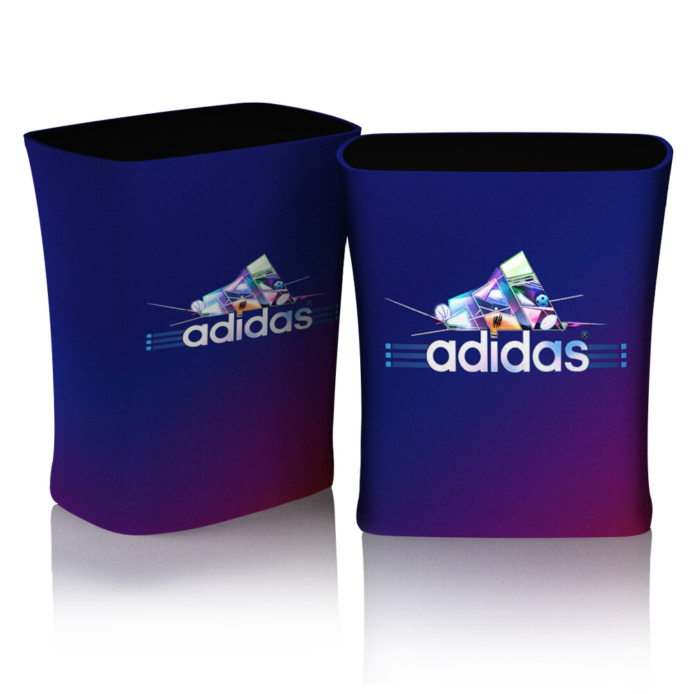 Custom Tension Fabric Pop Up Counter Stand Trade Show Display Booth Table 39&Prime;