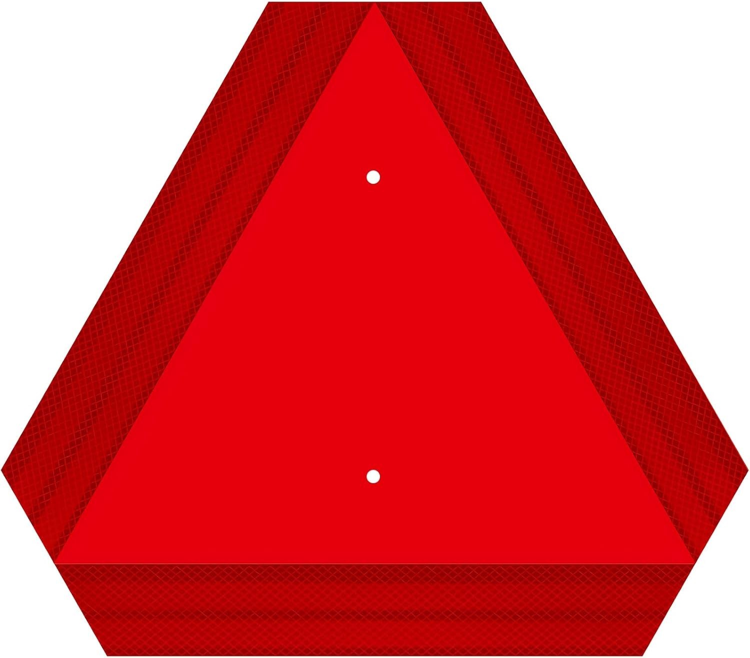 Slow Moving Vehicle Sign Aluminum 14&Prime;x16&Prime; 40Mil Metal Reflector