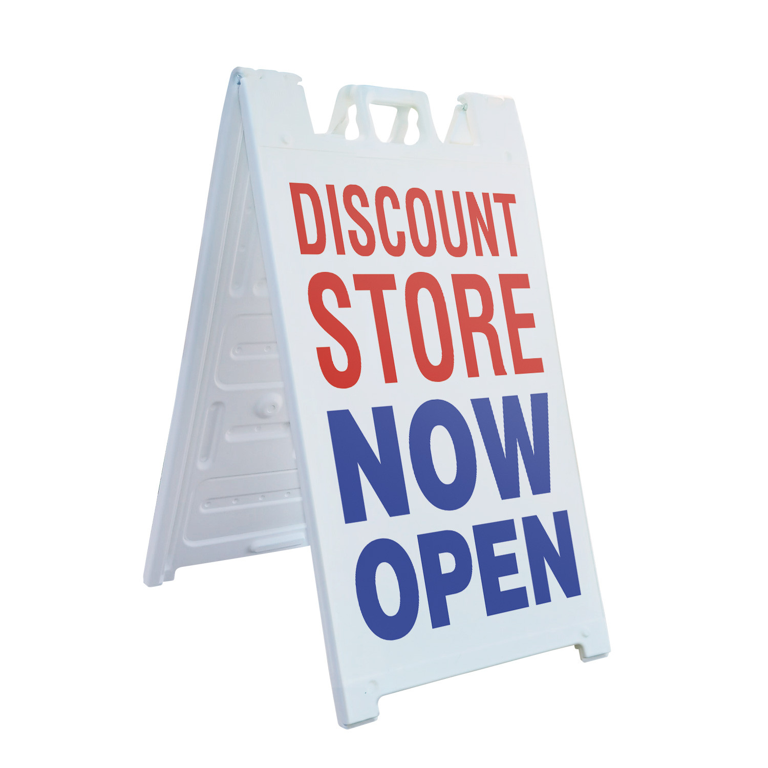Discount Store Now Open Heavy Duty A-Frame Sidewalk Sign Affordable Shopping