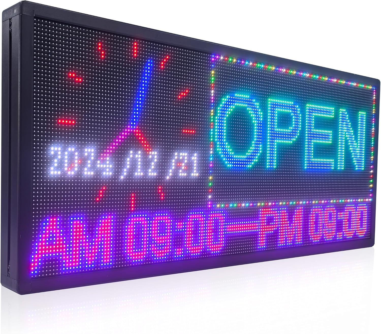 P6(40&Prime; * 17&Prime;) Digital Programmable Scrolling Led Sign Scrolling Outdoor for Busi