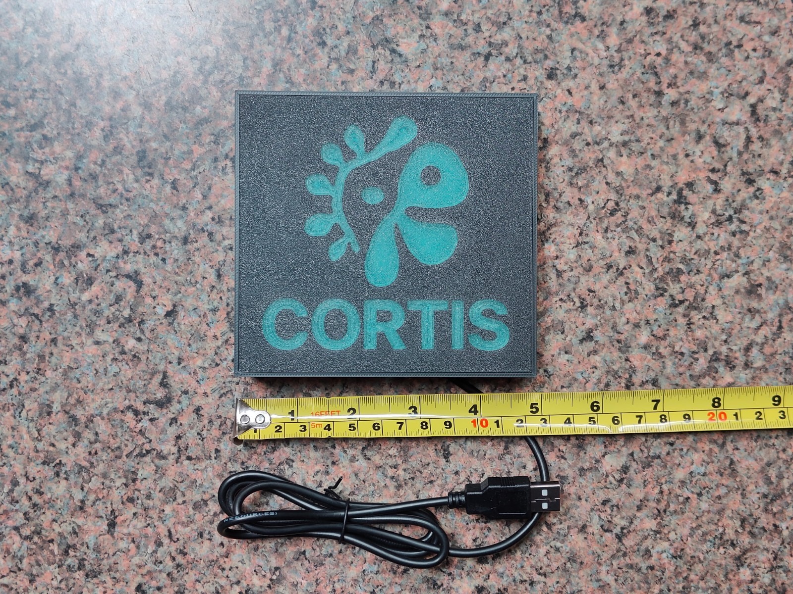 KPop Cortis LED Lightbox – Cotis (코르티스) Logo USB Illuminated Sign