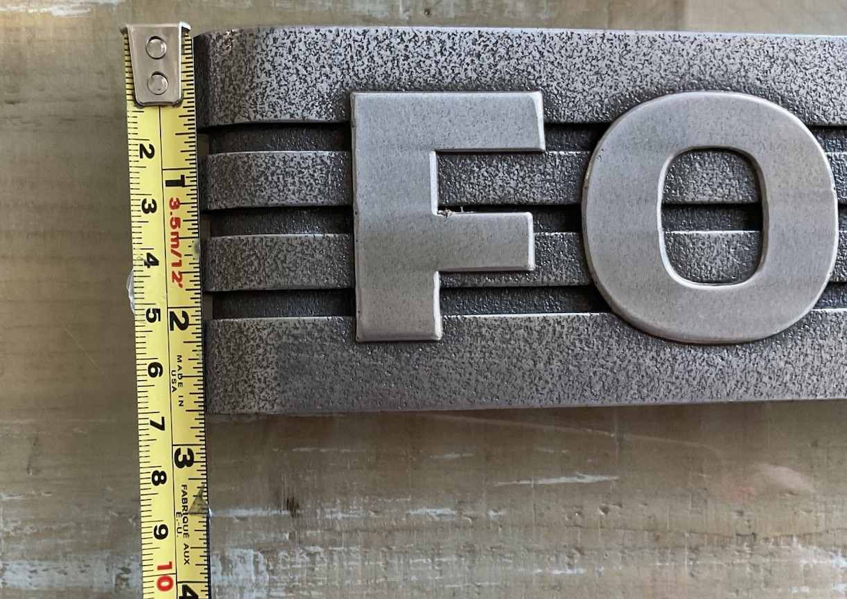 FOSSIL ® – 2 Genuine Metal Store Rack Displays Logo Promotional Advertising Sign