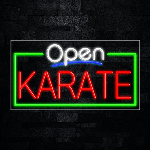 Karate LED Neon Sign 33&Prime;L x 18&Prime;H #35775