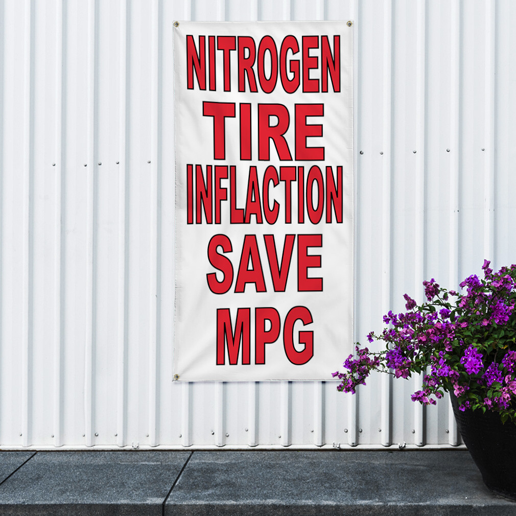Vertical Vinyl Banner Multiple Sizes Outdoor Weatherproof Industrial Yard Signs