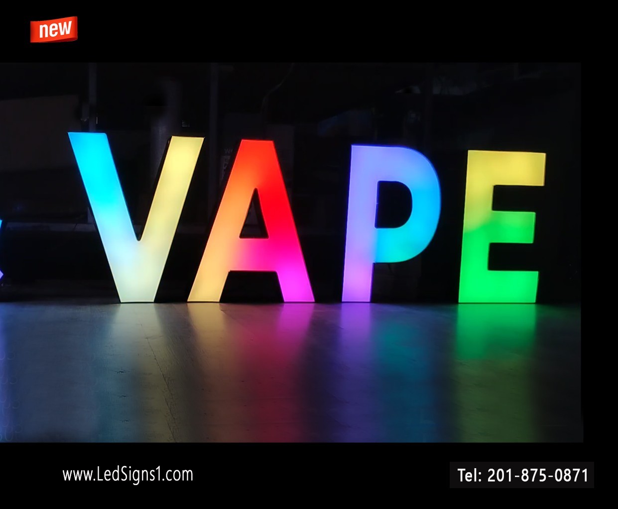 New Magic Color Changing RGB Channel Letter, 20 Inches ( Read Description )