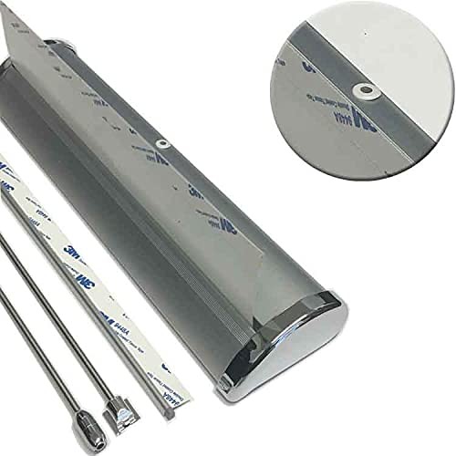 HYNY Mini Table Top Retractable Roll Up Banner Stand 11&Prime;x17&Prime;-A3 11&Prime;x17&Prime;
