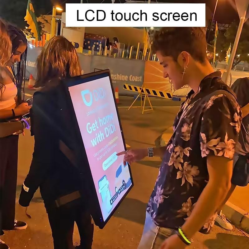 21.5&Prime; Touch Screen LCD Advertising Backpack Portable Digital Billboard Display