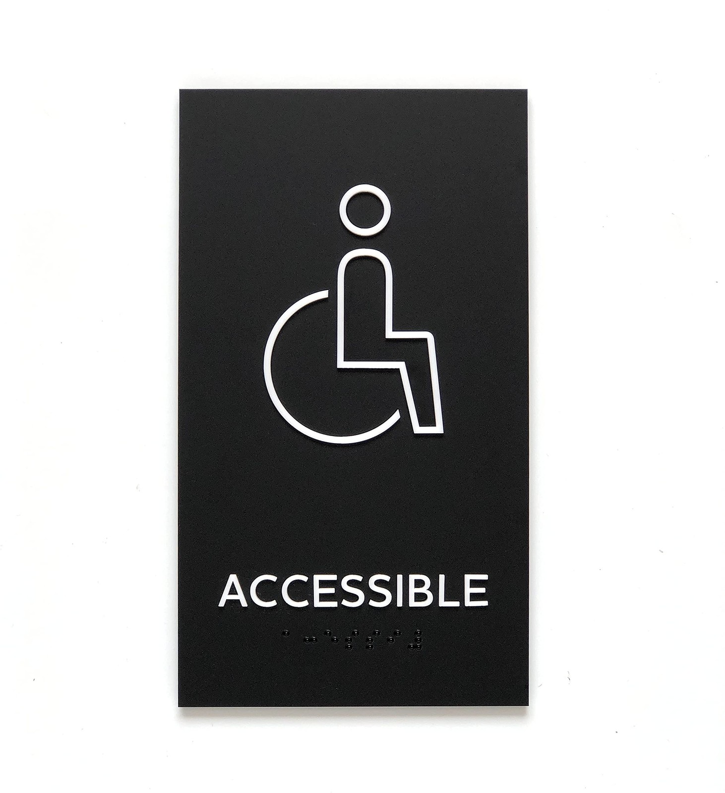Kubik Letters Handicap Sign – Handicap Accessible Sign – Wheelchair Accessibl…