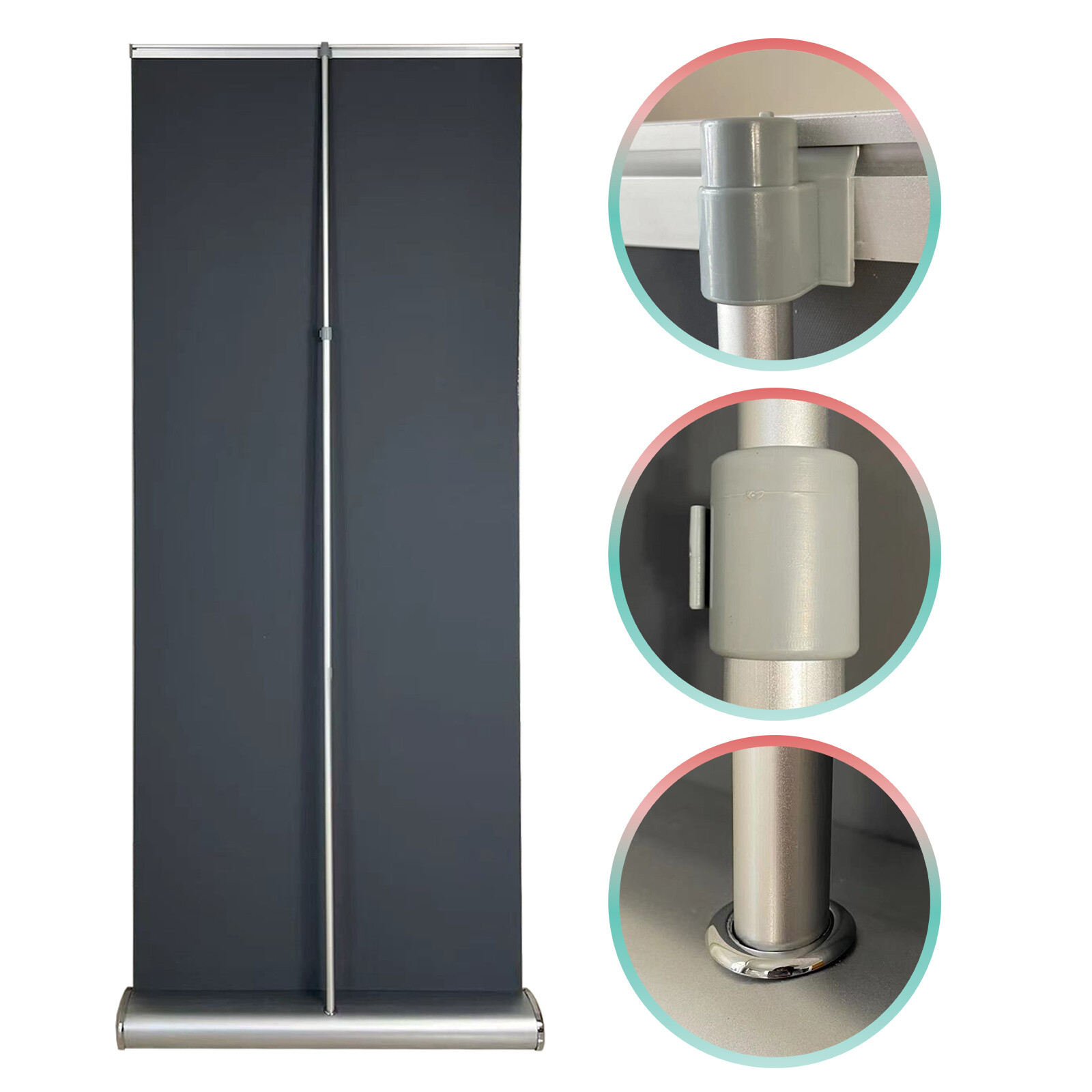 Premium Retractable Banner Stand (Stand ONLY)