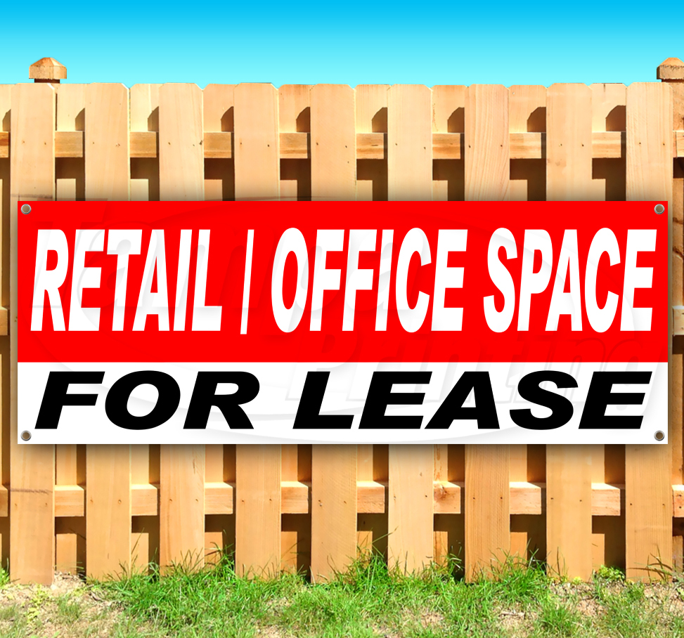 FOR LEASE Advertising Vinyl Banner Flag Sign LARGE SIZES! BUSINESS SIGNS USA